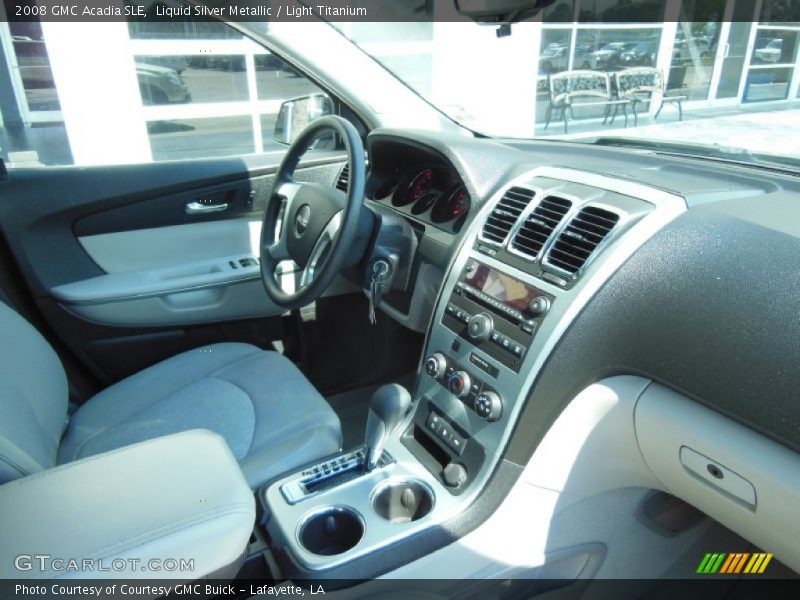 Liquid Silver Metallic / Light Titanium 2008 GMC Acadia SLE