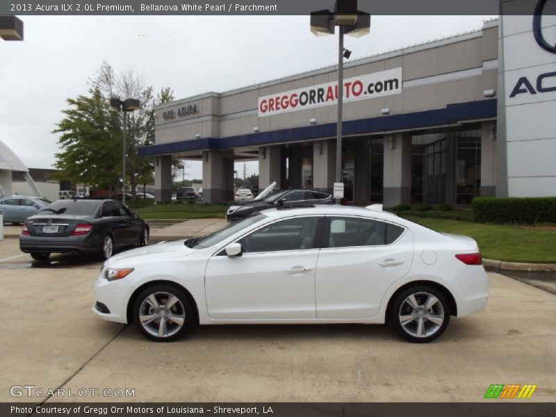 Bellanova White Pearl / Parchment 2013 Acura ILX 2.0L Premium