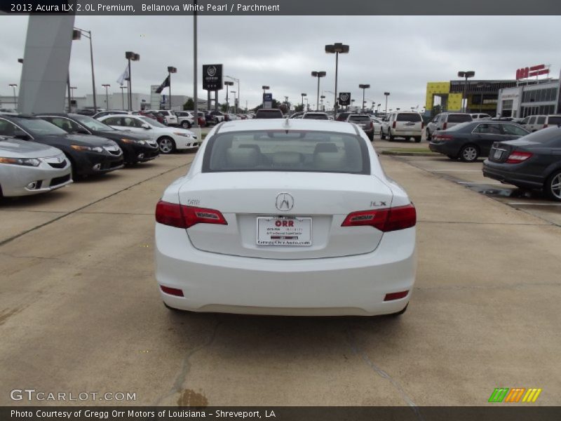 Bellanova White Pearl / Parchment 2013 Acura ILX 2.0L Premium