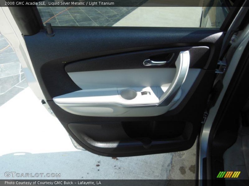 Liquid Silver Metallic / Light Titanium 2008 GMC Acadia SLE