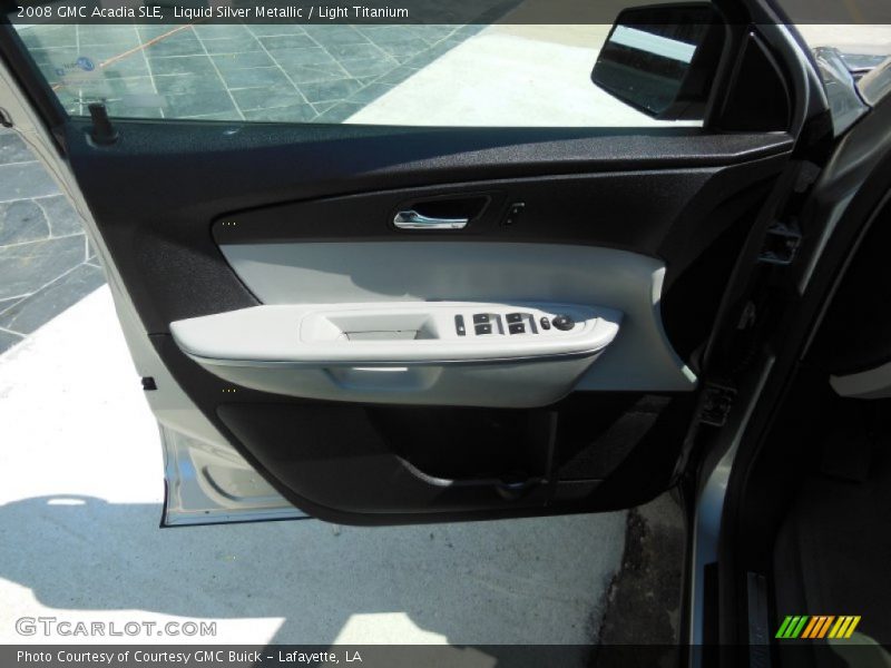 Liquid Silver Metallic / Light Titanium 2008 GMC Acadia SLE