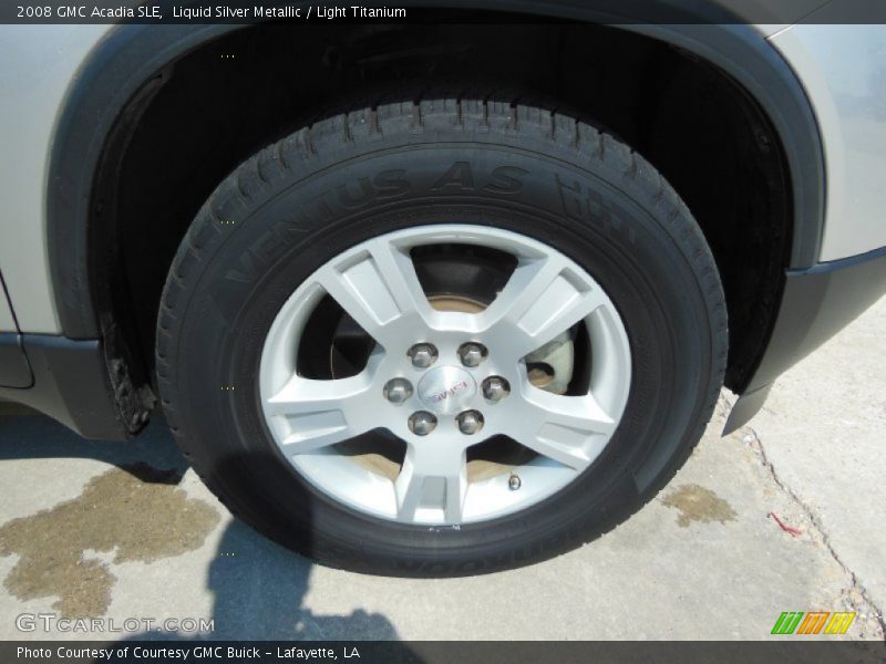 Liquid Silver Metallic / Light Titanium 2008 GMC Acadia SLE