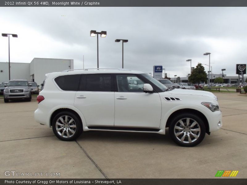 Moonlight White / Graphite 2012 Infiniti QX 56 4WD