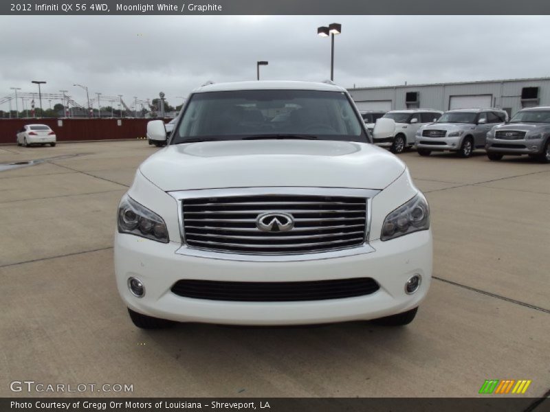 Moonlight White / Graphite 2012 Infiniti QX 56 4WD