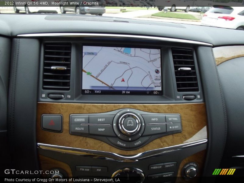 Moonlight White / Graphite 2012 Infiniti QX 56 4WD