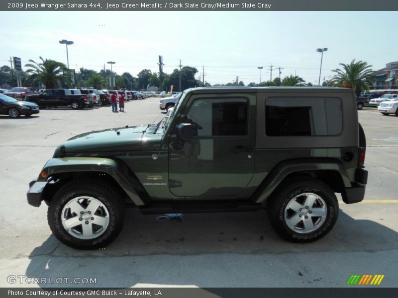 Jeep Green Metallic / Dark Slate Gray/Medium Slate Gray 2009 Jeep Wrangler Sahara 4x4