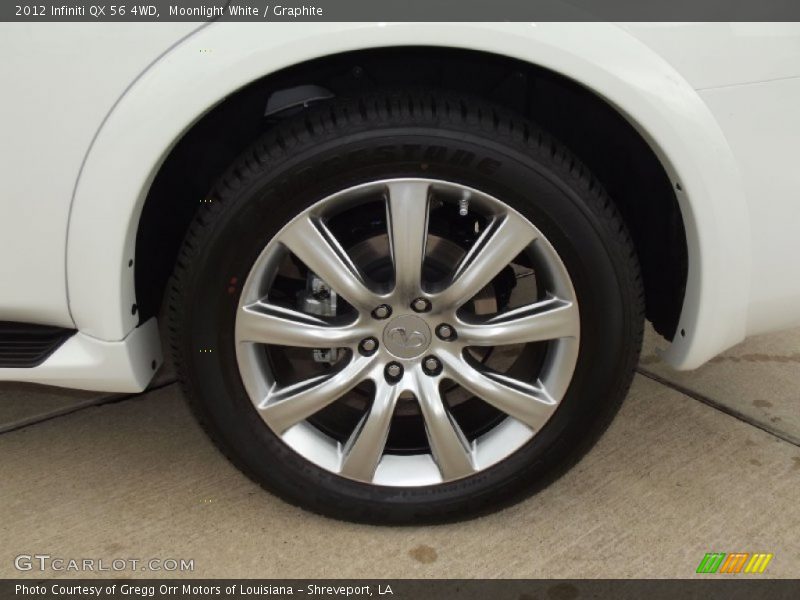 Moonlight White / Graphite 2012 Infiniti QX 56 4WD
