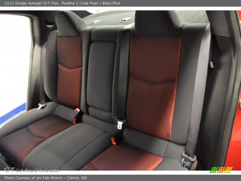 Rear Seat of 2012 Avenger SXT Plus