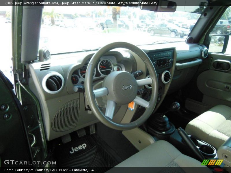 Jeep Green Metallic / Dark Slate Gray/Medium Slate Gray 2009 Jeep Wrangler Sahara 4x4