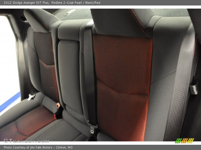 Rear Seat of 2012 Avenger SXT Plus