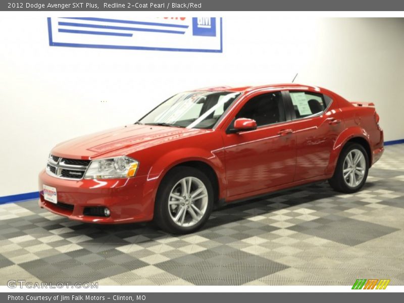Redline 2-Coat Pearl / Black/Red 2012 Dodge Avenger SXT Plus