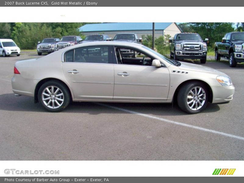 Gold Mist Metallic / Ebony 2007 Buick Lucerne CXS