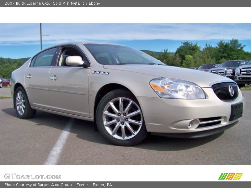 Gold Mist Metallic / Ebony 2007 Buick Lucerne CXS