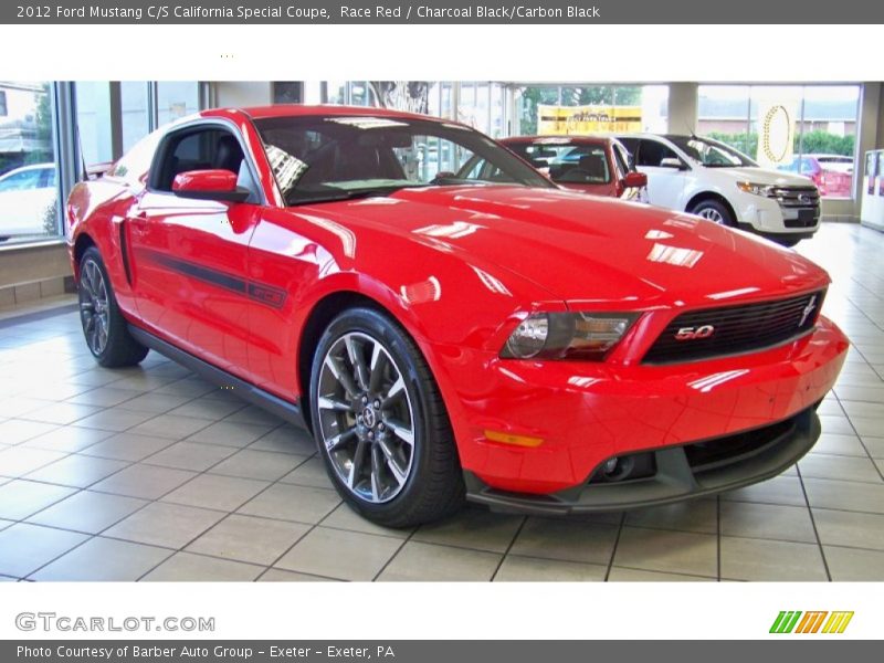 Race Red / Charcoal Black/Carbon Black 2012 Ford Mustang C/S California Special Coupe