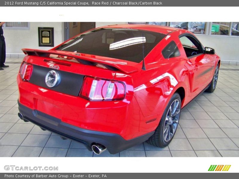 Race Red / Charcoal Black/Carbon Black 2012 Ford Mustang C/S California Special Coupe