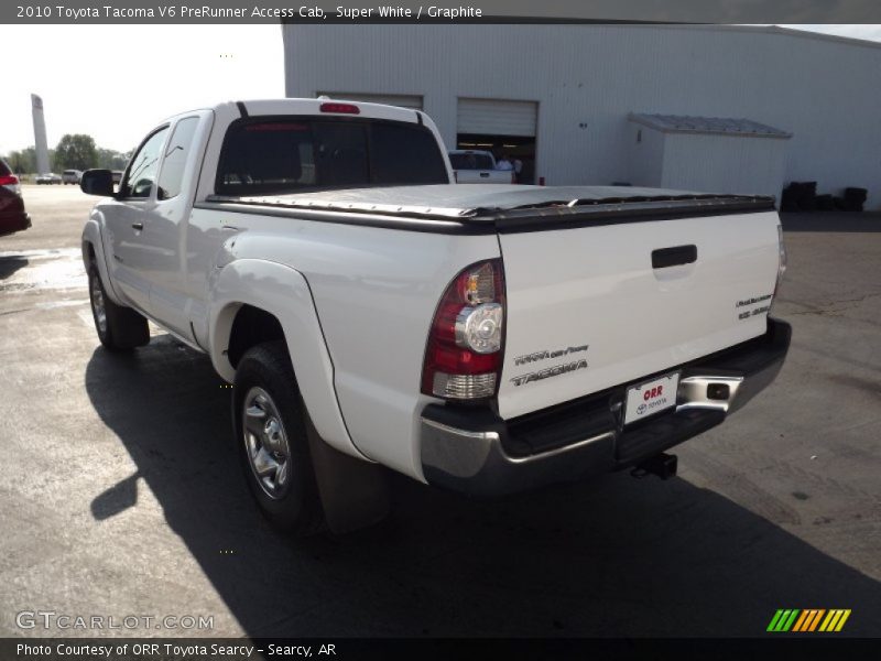 Super White / Graphite 2010 Toyota Tacoma V6 PreRunner Access Cab