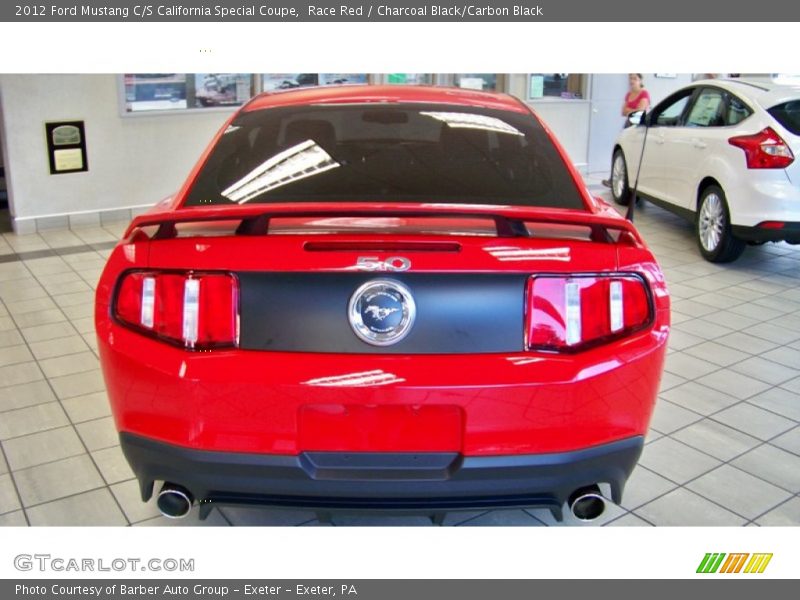 Race Red / Charcoal Black/Carbon Black 2012 Ford Mustang C/S California Special Coupe