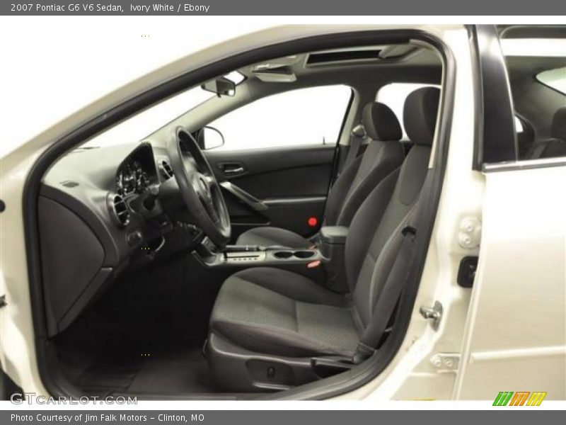 Front Seat of 2007 G6 V6 Sedan