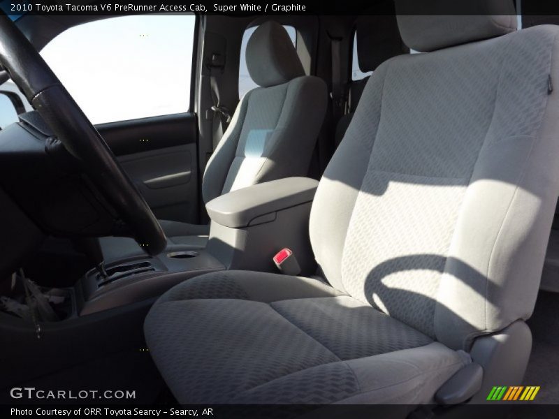 Super White / Graphite 2010 Toyota Tacoma V6 PreRunner Access Cab