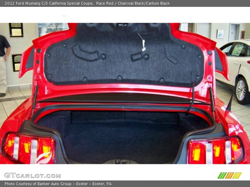 Race Red / Charcoal Black/Carbon Black 2012 Ford Mustang C/S California Special Coupe