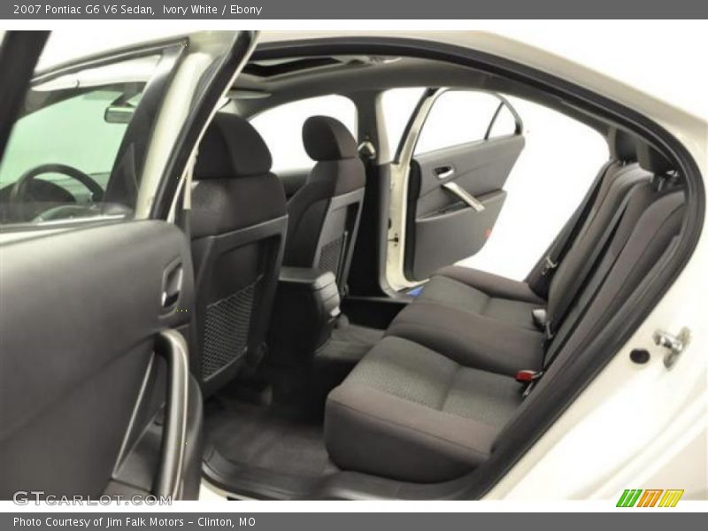 Rear Seat of 2007 G6 V6 Sedan