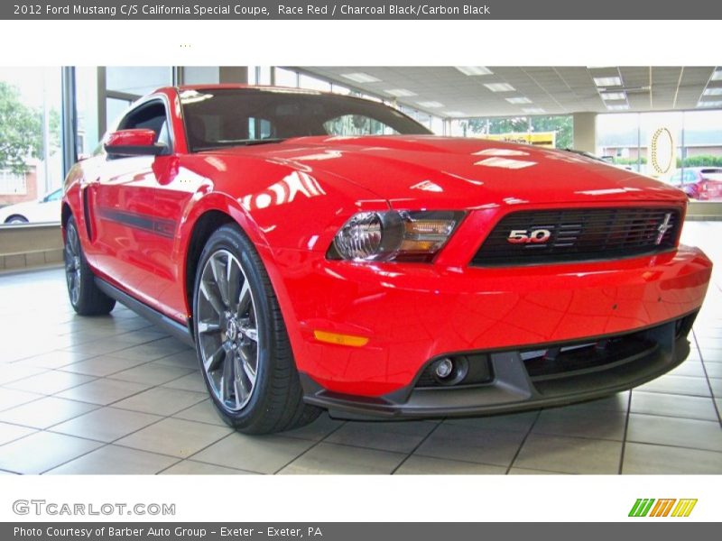 Race Red / Charcoal Black/Carbon Black 2012 Ford Mustang C/S California Special Coupe