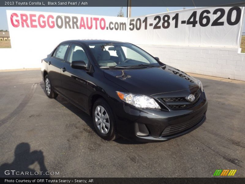 Black Sand Pearl / Ash 2013 Toyota Corolla L