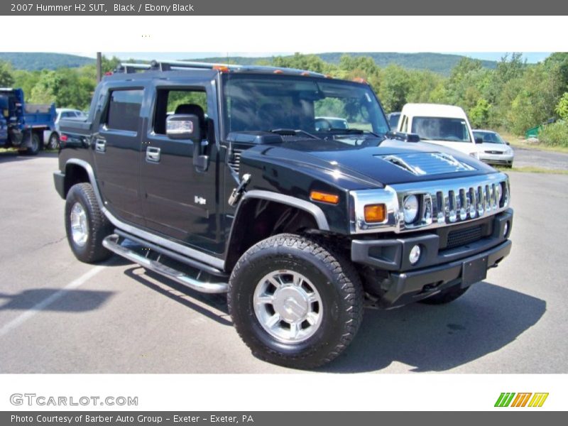 Black / Ebony Black 2007 Hummer H2 SUT