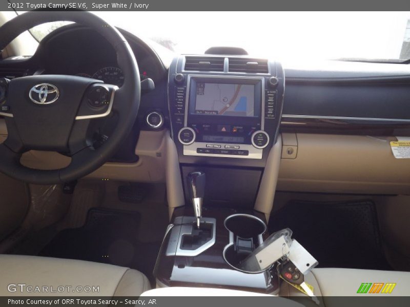 Super White / Ivory 2012 Toyota Camry SE V6