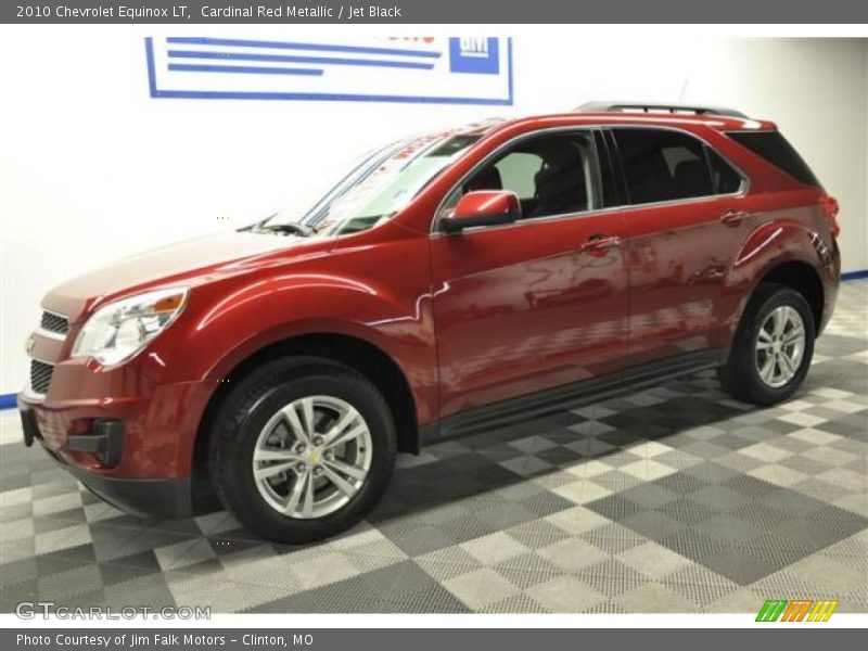 Cardinal Red Metallic / Jet Black 2010 Chevrolet Equinox LT