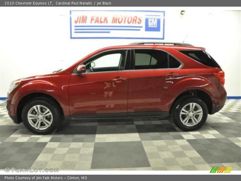 Cardinal Red Metallic / Jet Black 2010 Chevrolet Equinox LT