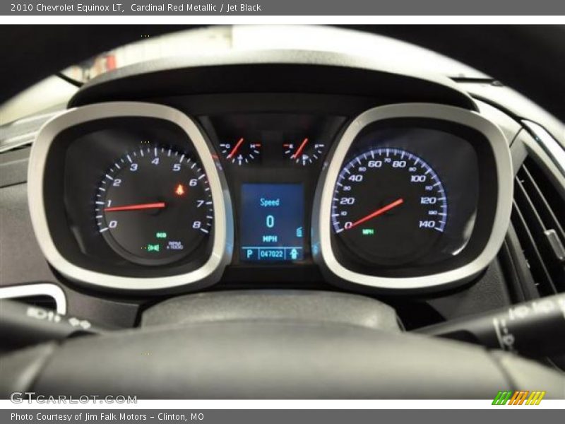Cardinal Red Metallic / Jet Black 2010 Chevrolet Equinox LT