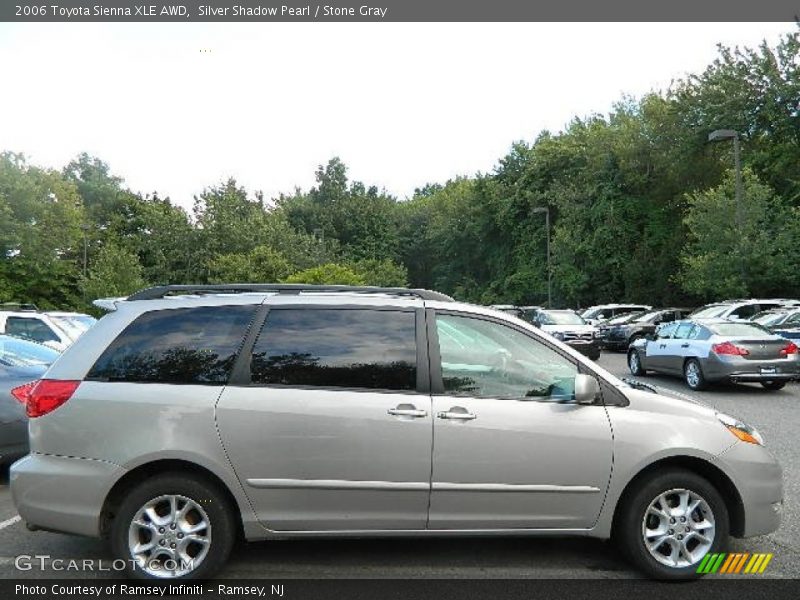 Silver Shadow Pearl / Stone Gray 2006 Toyota Sienna XLE AWD