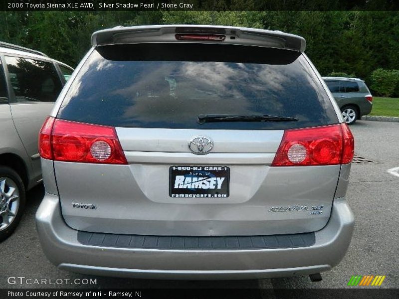 Silver Shadow Pearl / Stone Gray 2006 Toyota Sienna XLE AWD