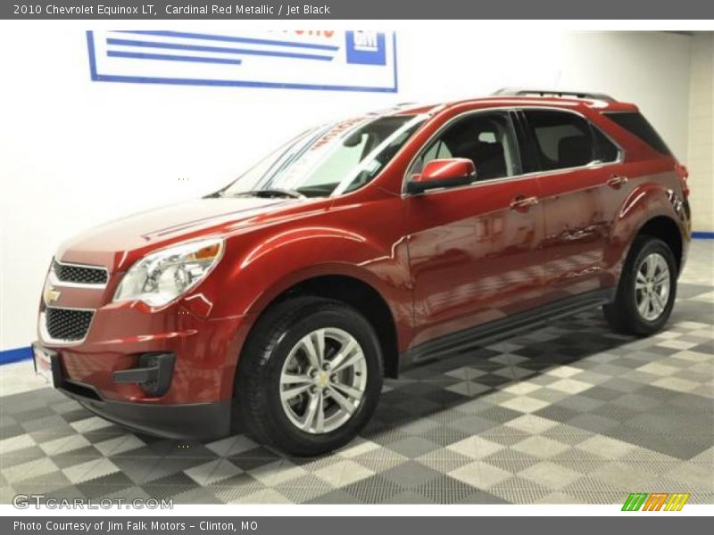 Cardinal Red Metallic / Jet Black 2010 Chevrolet Equinox LT