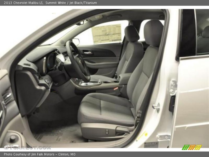 Summit White / Jet Black/Titanium 2013 Chevrolet Malibu LS