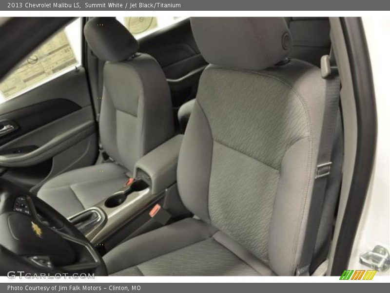 Summit White / Jet Black/Titanium 2013 Chevrolet Malibu LS