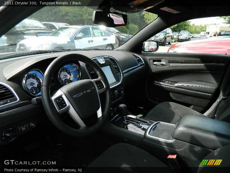 Tungsten Metallic / Black 2011 Chrysler 300