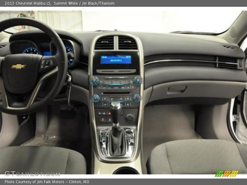 Summit White / Jet Black/Titanium 2013 Chevrolet Malibu LS