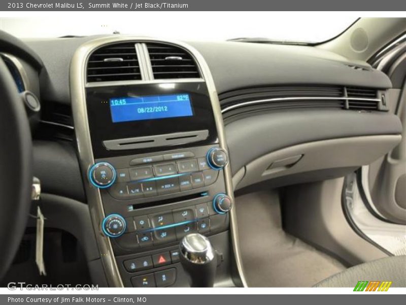 Summit White / Jet Black/Titanium 2013 Chevrolet Malibu LS
