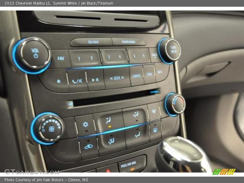 Summit White / Jet Black/Titanium 2013 Chevrolet Malibu LS