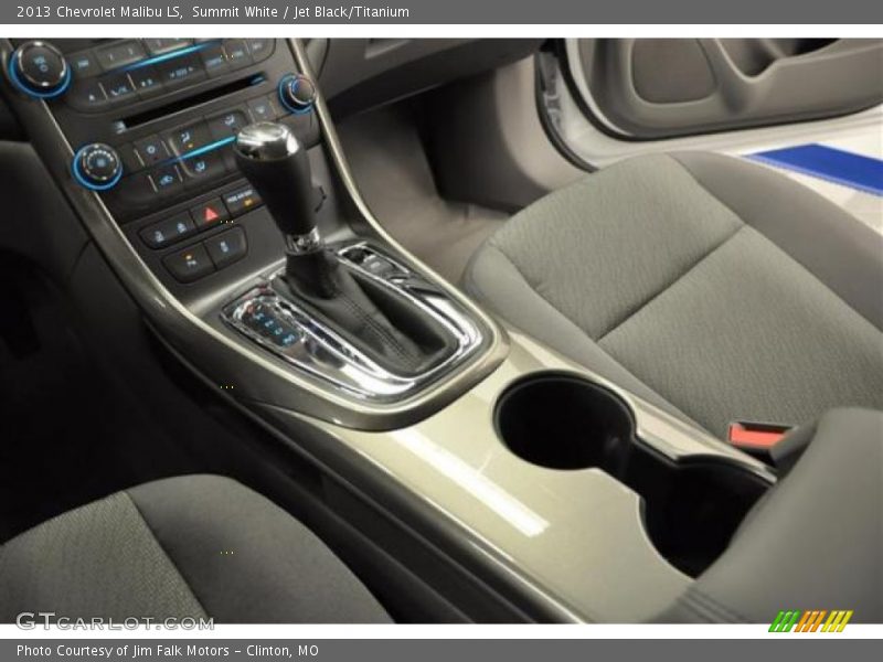 Summit White / Jet Black/Titanium 2013 Chevrolet Malibu LS