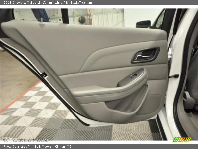 Summit White / Jet Black/Titanium 2013 Chevrolet Malibu LS