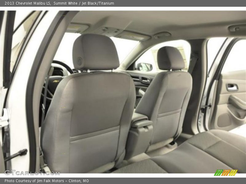 Summit White / Jet Black/Titanium 2013 Chevrolet Malibu LS