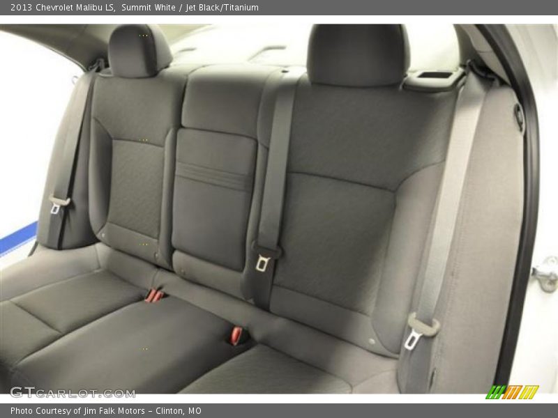 Summit White / Jet Black/Titanium 2013 Chevrolet Malibu LS