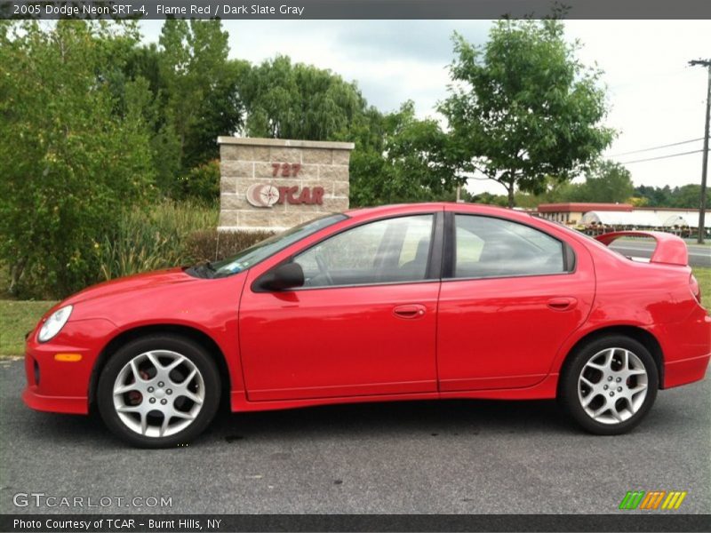Flame Red / Dark Slate Gray 2005 Dodge Neon SRT-4