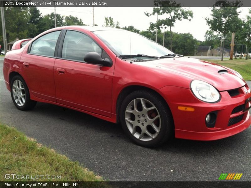 Flame Red / Dark Slate Gray 2005 Dodge Neon SRT-4
