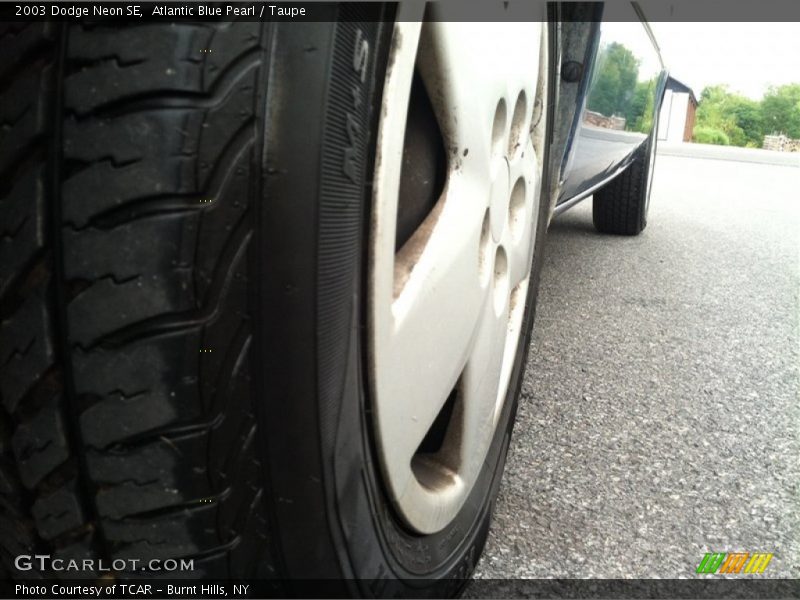 Atlantic Blue Pearl / Taupe 2003 Dodge Neon SE