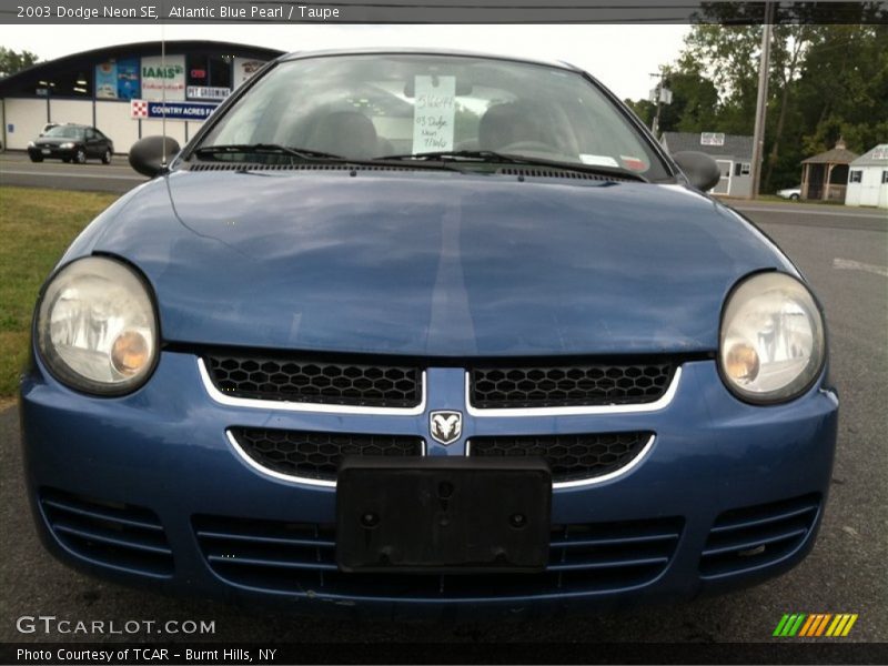Atlantic Blue Pearl / Taupe 2003 Dodge Neon SE