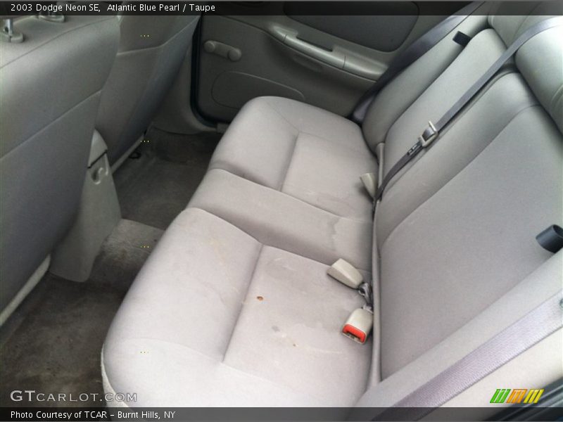 Rear Seat of 2003 Neon SE
